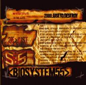 BIOSYSTEM 55 „2000 Just To Destroy” - okładka