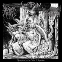 BLACK ALTAR / VARATHRON / THORNSPAWN „Emissaries of the Darkened Call” - okładka