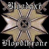 BLOODAXE „Bloodthrone” - okładka