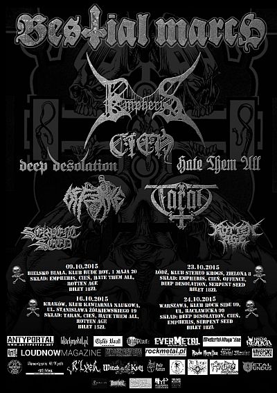 Bestial March Mini Tour 2015