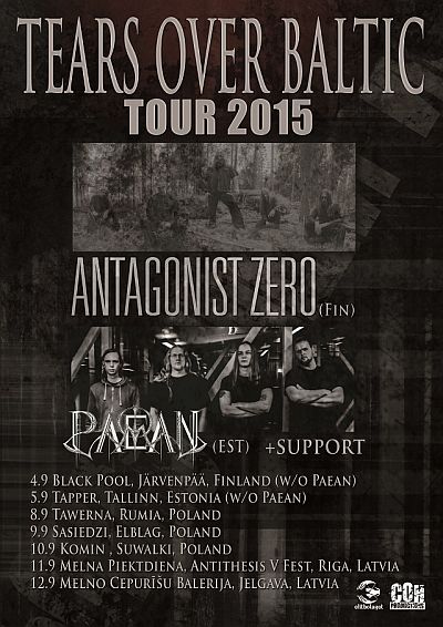 ANTAGONIST ZERO – Tears Over Baltic Tour 2015