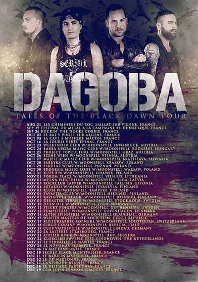 DAGOBA – Tales of the Black Dawn Tour 2015