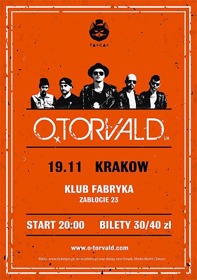 O. TORVALD zagra w Krakowie