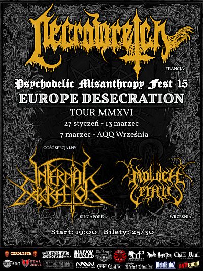 Psychodelic Misanthropy Fest 15 – Europe Desecration Tour MMXVI