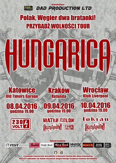 Węgierska HUNGARICA zagra w kwietniu trzy koncerty w Polsce