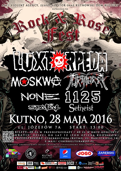 Rock & Rose Fest IV – LUXTORPEDA, MOSKWA, 1125, TORTHARRY i inni