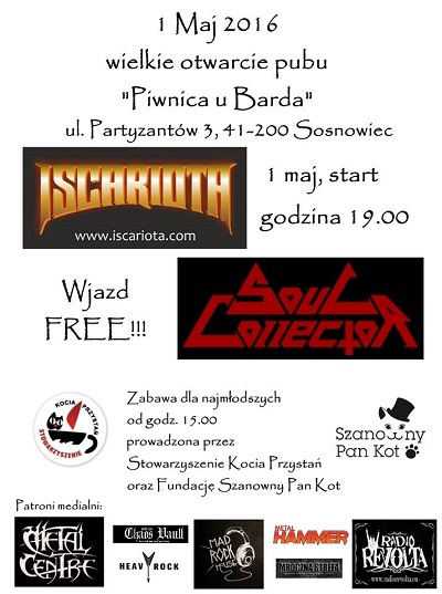 ISCARIOTA & SOUL COLLECTOR rozpoczną majówkę