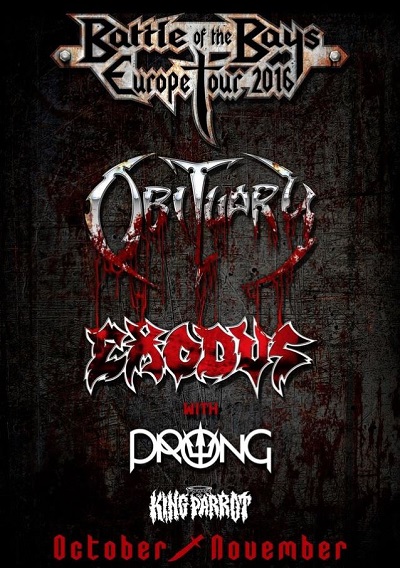 KING PARROT zagra z OBITUARY i EXODUS w Polsce