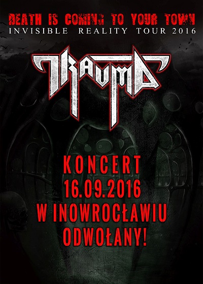 TRAUMA odwołuje koncert w Inowrocławiu