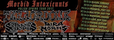 Morbid Intoxicunts Tour 2017 – TERRORDOME, CHAOS SYNOPSIS, DIRA MORTIS