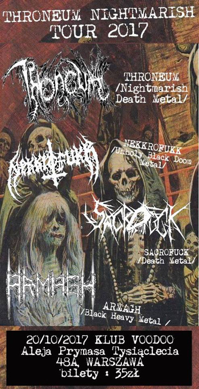 Throneum Nightmarish Tour 2017