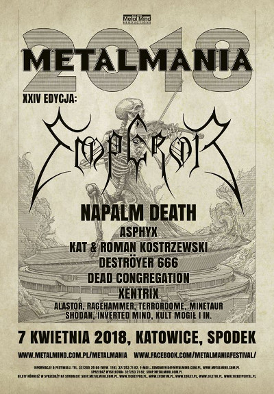 Metalmania 2018 – nowe zespoły!