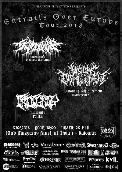 Koncert – SCORDATURA, VISIONS OF DISFIGUREMENT, INDIGNITY