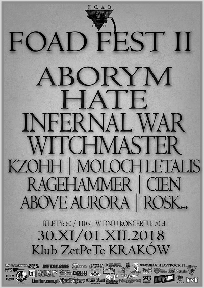 FOAD Fest 2 – Kraków 30.11/01.12 – Kolejne informacje nt. festiwalu