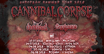 RAGEHAMMER trasa z CANNIBAL CORPSE i VOIDHANGER