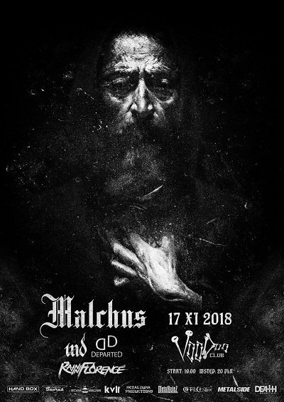 Koncert MALCHUS, I.N.D., DEPARTED, RAIN IN FLORENCE – Warszawa
