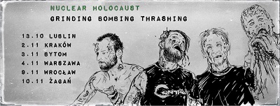 NUCLEAR HOLOCAUST rusza w Grinding Bombing Thrashing Tour
