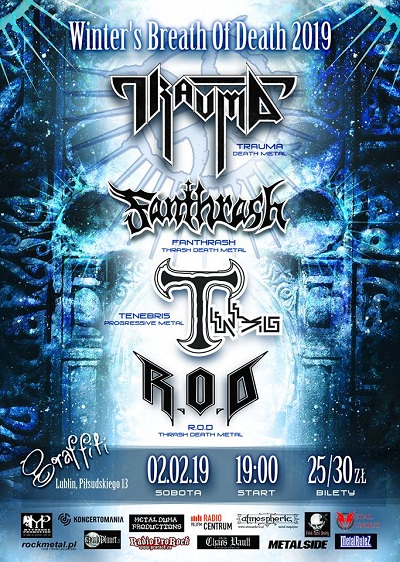 Winter’s Breath Of Death 2019 – TRAUMA + FANTHRASH + TENEBRIS + R.O.D