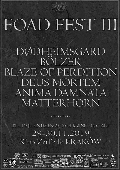 Foad Fest 3 – Kraków 29.11/30.11