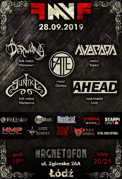 Female Metal Voices Festival vol.4 – Łódź – RUNIKA, DERWANA, AVERSJA, FATE, AHEAD