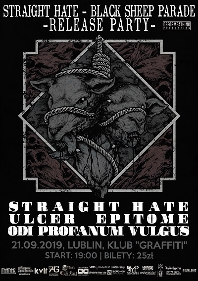 STRAIGHT HATE – Black Sheep Parade – Release Party