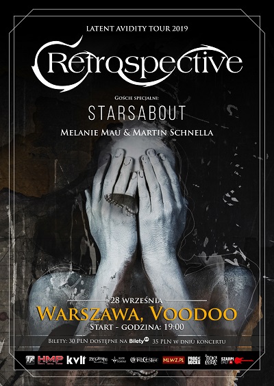 Odbierz darmową wejściówkę na koncert RETROSPECTIVE, MELANIE MAU & MARTIN SCHNELLA, STARSABOUT – VooDoo CLub – Warszawa [Zakończony]