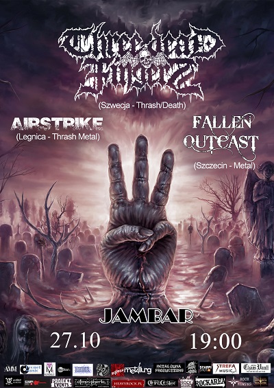 W Jambar zagrają: THREE DEAD FINGERS, AIRSTRIKE, FALLEN OUTCAST – 27.10.2019 r