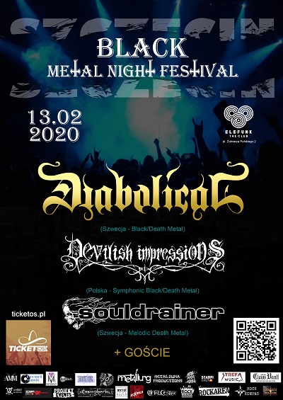 Black Metal Night Festival – DIABOLICAL, DEVILISH IMPRESSIONS, SOULDRAINER