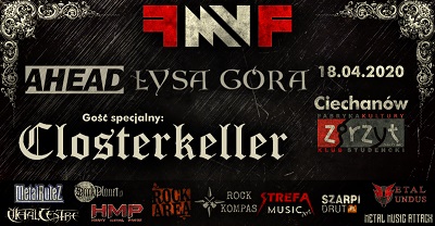 Female Metal Voices Festival vol.4 – Ciechanów – CLOSTERKELLER, ŁYSA GÓRA, AHEAD