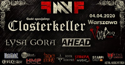 Female Metal Voices Festival vol.4 – Warszawa – CLOSTERKELLER, ŁYSA GÓRA, AHEAD