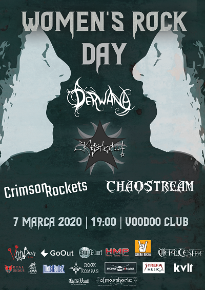 Women’s RockDay -KESTRELLA, CRIMSON ROCKETS, CHAOSTREAM, DERWANA – VooDoo Club Warszawa