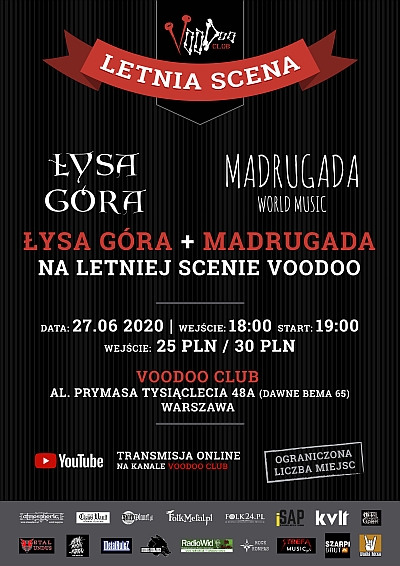 ŁYSA GÓRA & MADRUGADA – World Music w VooDoo Club