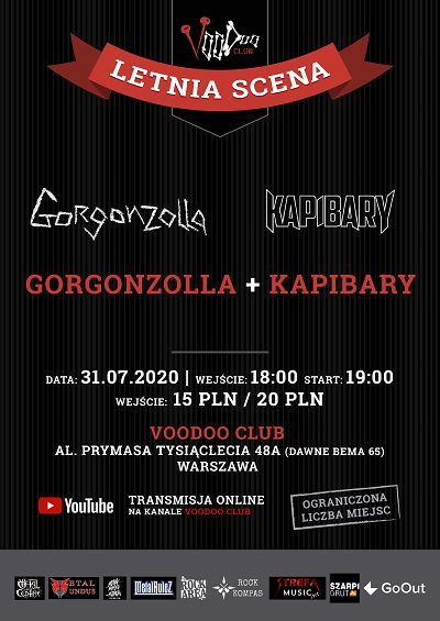 GORGONZOLLA & KAPIBARY na Letniej Scenie VooDoo