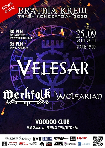 VELESAR, MERKFOLK, WOLFARIAN zagrają w VooDoo Club