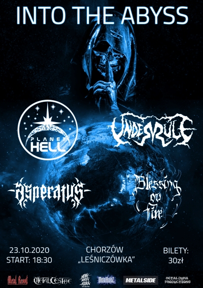 Into The Abbys – koncert zespołów PLANET HELL, UNDERULE, ASPERATUS, BLESSING OV FIRE