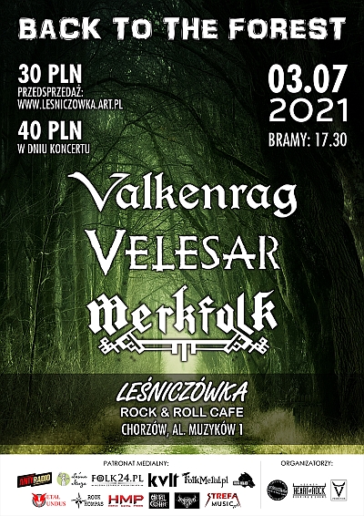 Back To The Forest – VELESAR, MERKFOLK, VALKENRAG