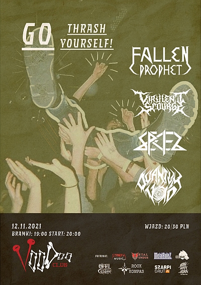 Thrash Yourself w VooDoo Club – FALLEN PROPHET, QYANTUM VOID, SPEICES, VIRULENT SCOURGE