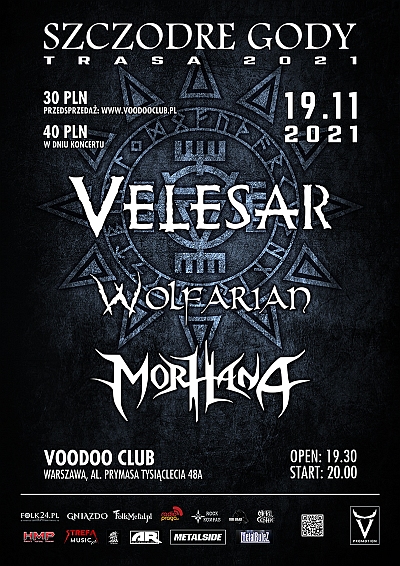 W listopadzie VELESAR i goście zawitają w VooDoo Club w Warszawie