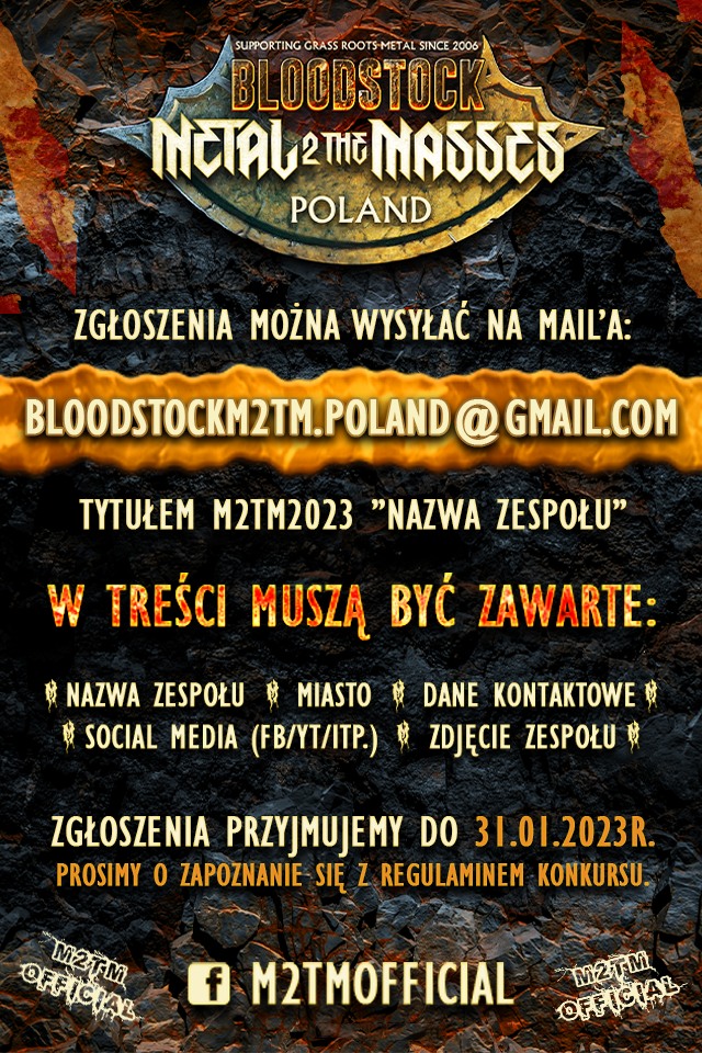 Bloodstock Metal 2 The Masses – pozostało jeszcze kilka dni do zamknięcia zgłoszeń