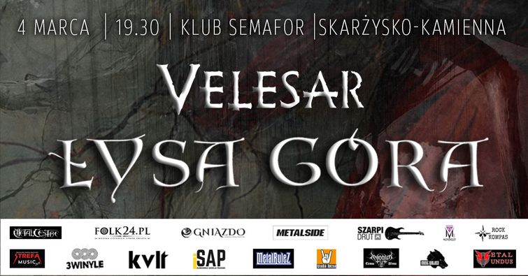 Koncert VELESAR i ŁYSA GÓRA w Skarżysku-Kamiennej