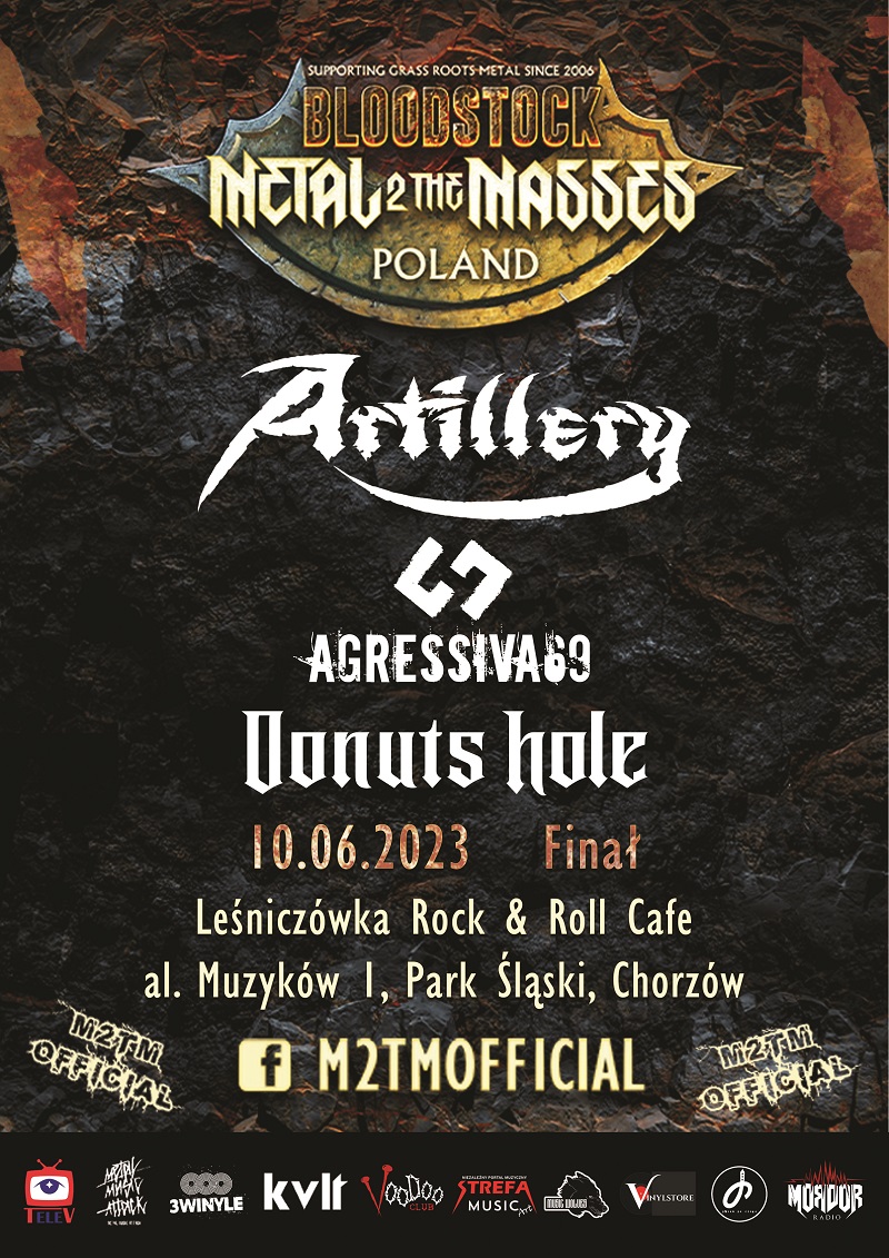 ARTILLERY oraz AGRESSIVA 69 wystąpią na Bloodstock Metal 2 The Masses Poland
