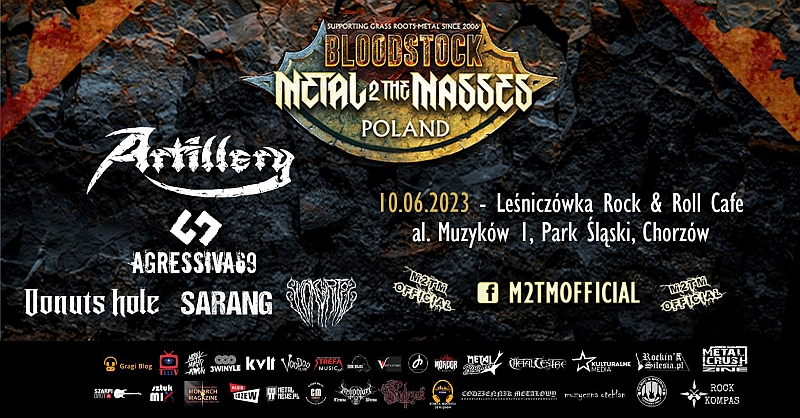 ARTILLERY wraz z AGRESSIVA 69 i DONUTS HOLE na Bloodstock Metal 2 The Masses Poland