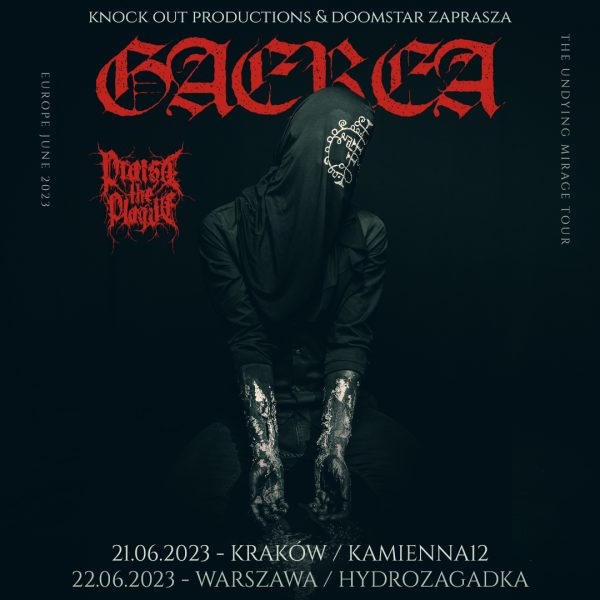 GAEREA przyjeżdża w Czerwcu do Polski na dwa koncerty
