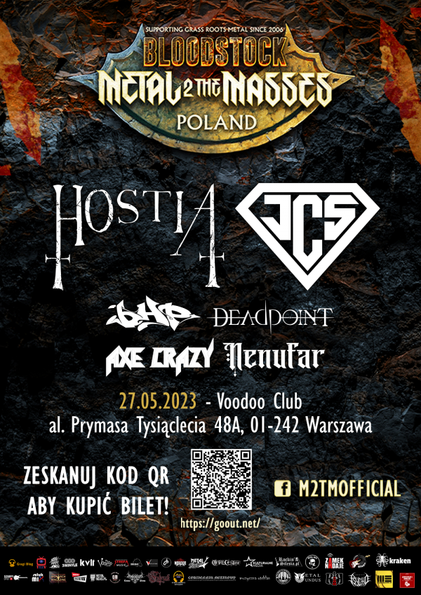 Kolejne koncerty Bloodstock – Metal 2 the Masses Polska już w maju