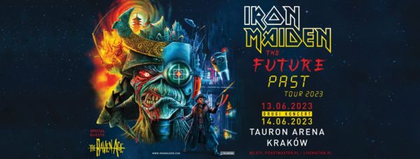 IRON MAIDEN – THE FUTURE PAST TOUR 2023 – Tauron Arena, Kraków