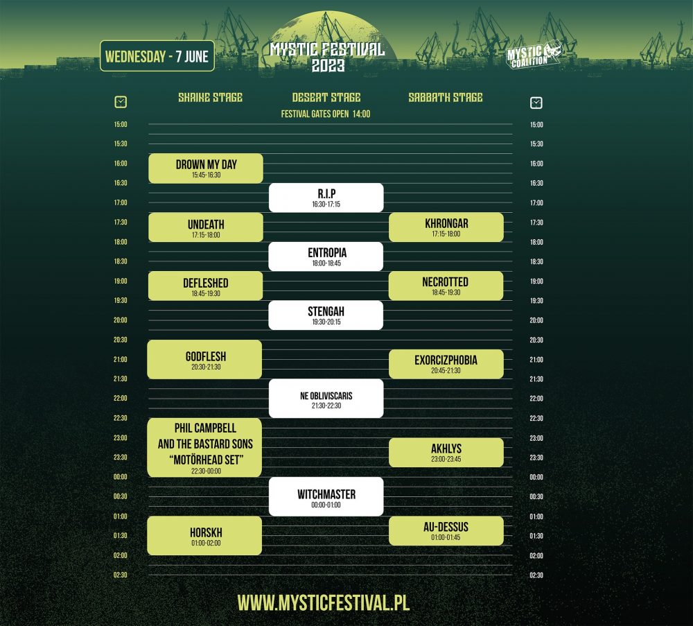 Mystic Festival 2023, 7-10.06.2023, Stocznia Gdańska