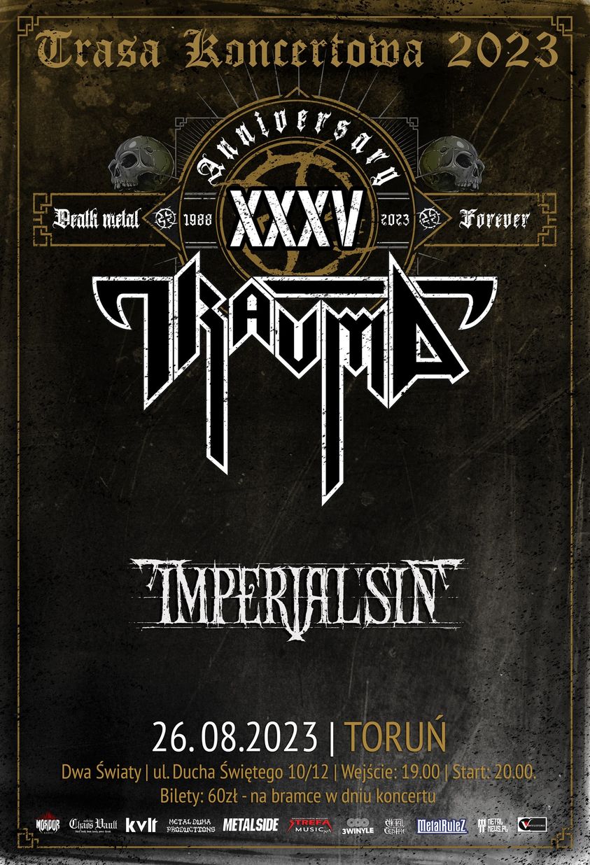 TRAUMA + IMPERIAL SIN – Toruń "Dwa Światy" 