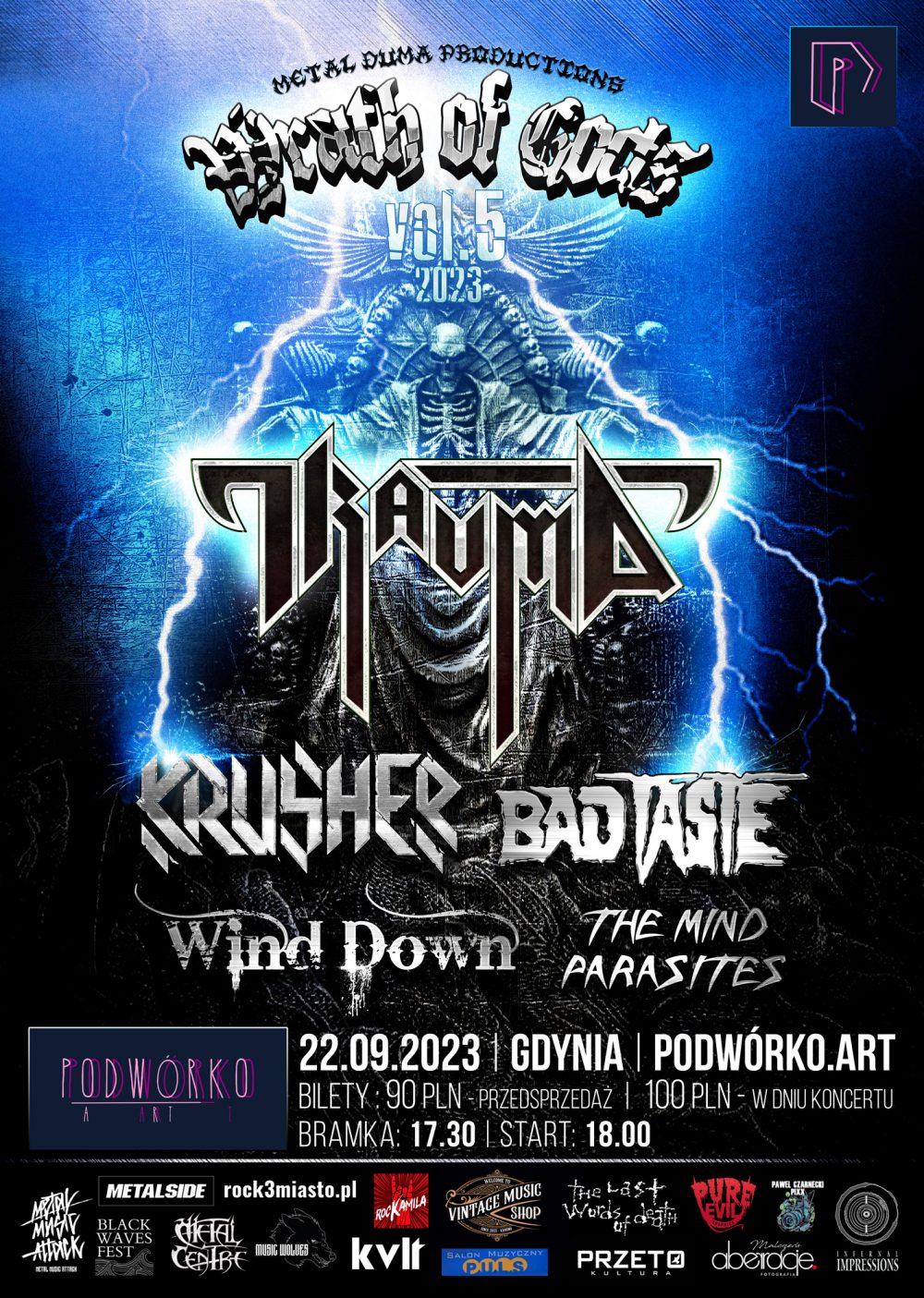 Wrath of Gods Vol. 5 - Mini Fest: TRAUMA, KRUSHER, BAD TASTE, WIND DOWN, THE MIND PARASITES