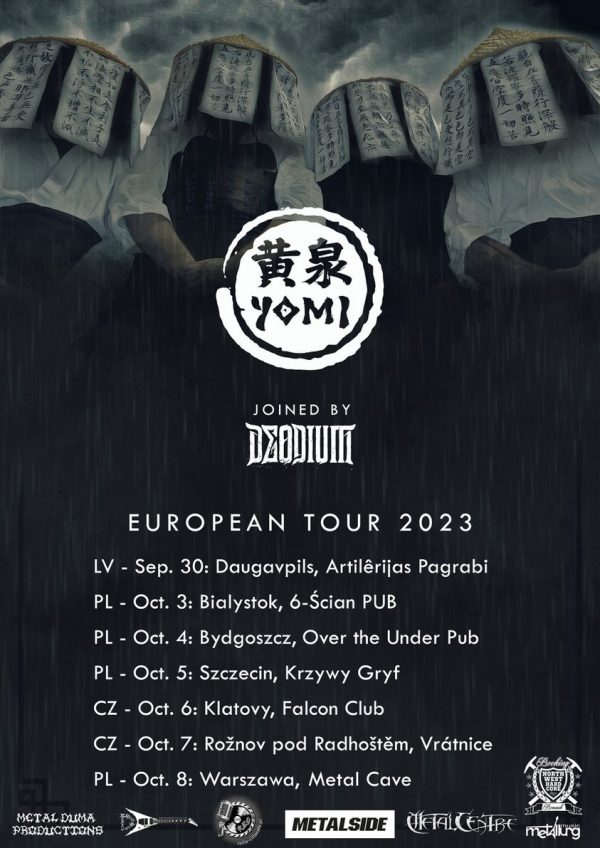 European Tour 2023 – YOMI + DEODIUM + [CRYSTALLION, MORTEMORIUM, RUNNING RED]