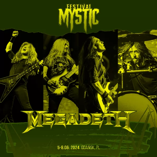 MEGADETH trzecim headlinerem Mystic Festival 2024
